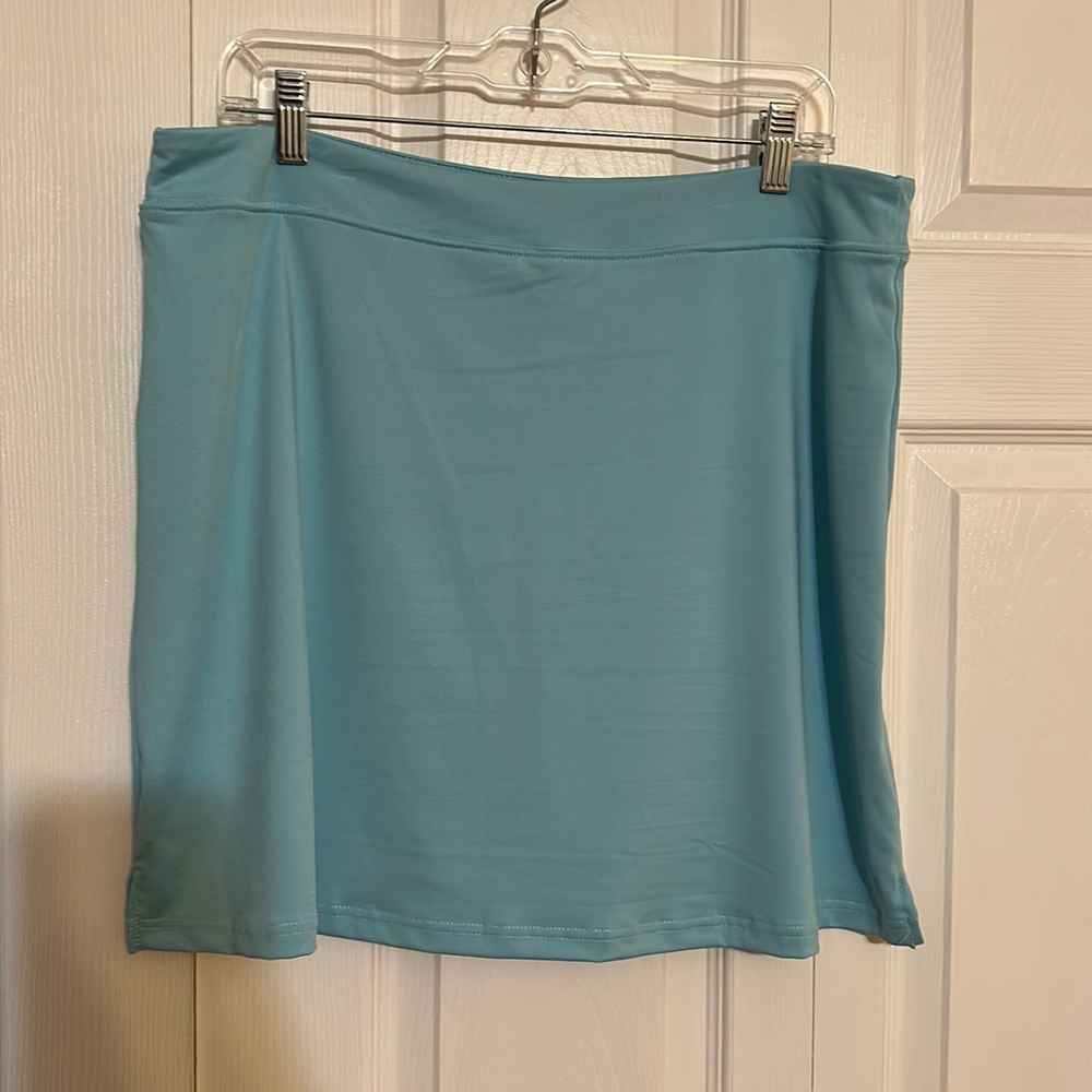 Light blue skort